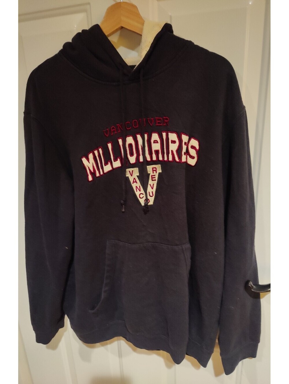 NHL Vancouver Millionaires Canucks Hoodie Reebok Face Off Collection Size XL